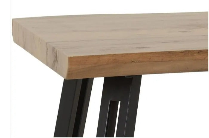 Quebec Straight Edge Fixed Dining Table