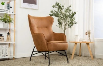 Maverick Armchair - Saddle Tan