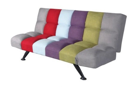 New York Sofa Bed - Multi Colour Stripe