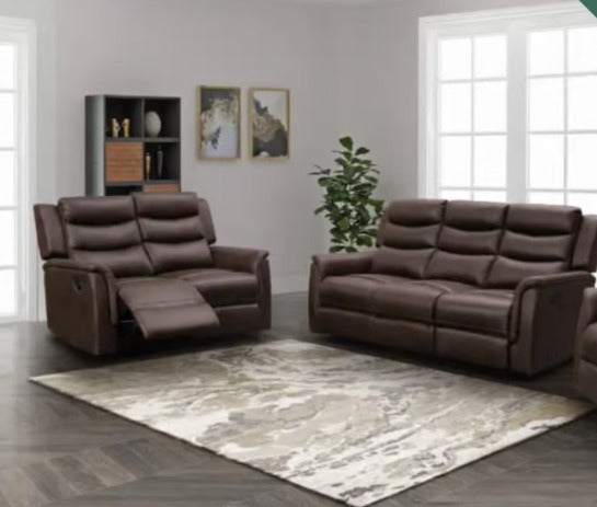 Pippa Brown Sofa Set 3+2