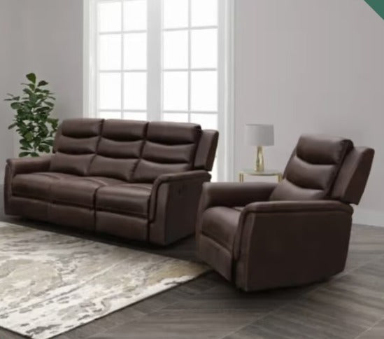 Pippa Brown Sofa Set 3+1+1