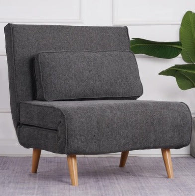 Kaylee Single Sofa Bed - Charcoal