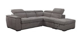 Prague Corner Sofa Bed - Grey