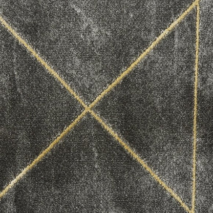 Craft 23486 Dark Grey/Gold - Healy Furniture & Carpets