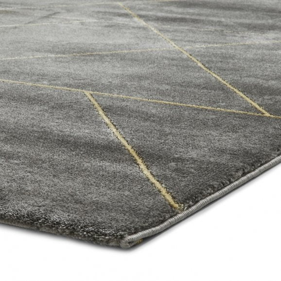 Craft 23486 Dark Grey/Gold - Healy Furniture & Carpets