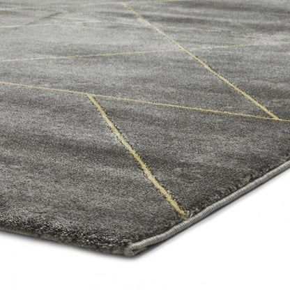 Craft 23486 Dark Grey/Gold - Healy Furniture & Carpets