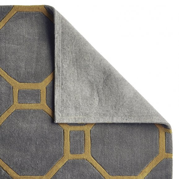 Hong Kong 4338 Grey/Yellow - Healy Furniture & Carpets