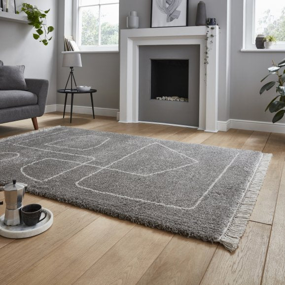 Boho A474 Grey/Cream - Healy Furniture & Carpets