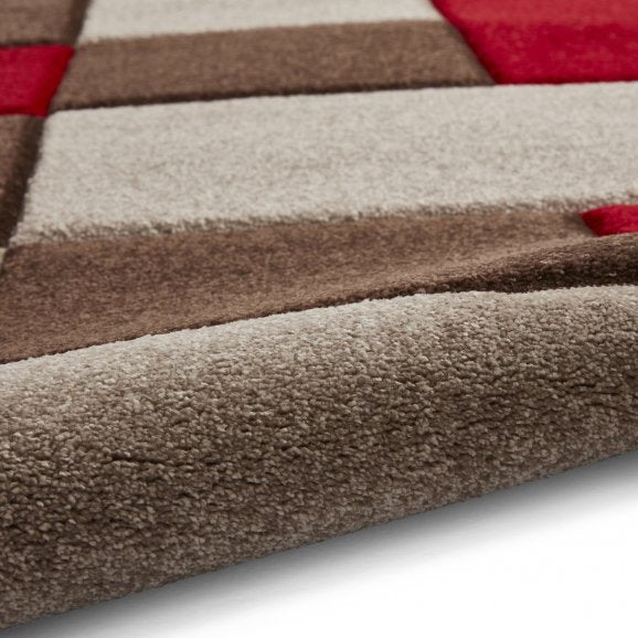 Brooklyn BRK04 Brown/Red - Healy Furniture & Carpets