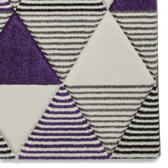Brooklyn BRK15 Grey/Purple - Healy Furniture & Carpets