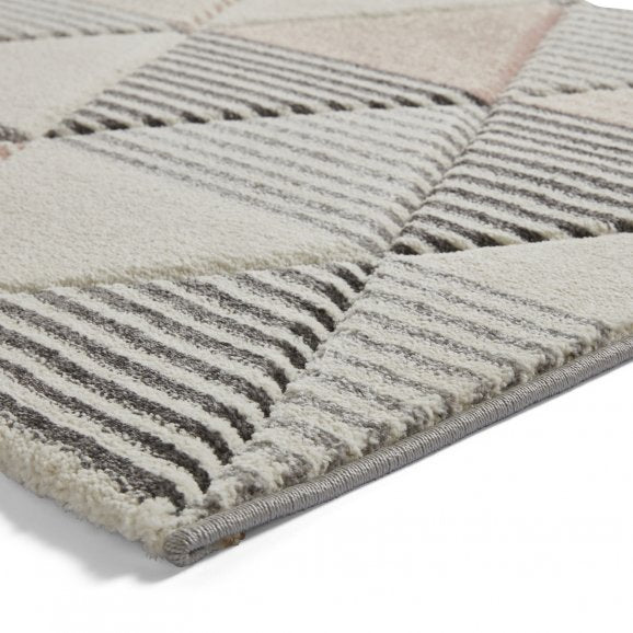 Brooklyn BRK15 Grey/Rose - Healy Furniture & Carpets