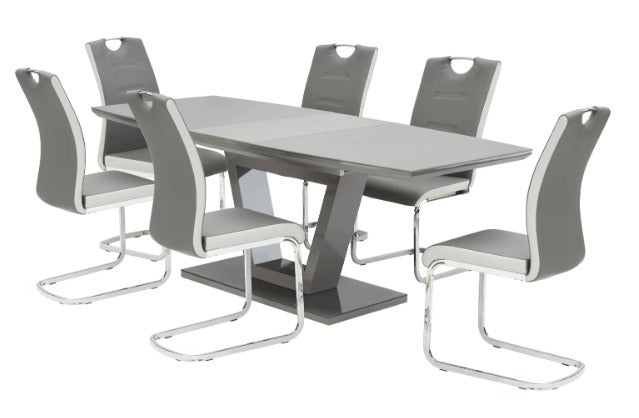 Venice Grey Extending Dining Set - Healy Furniture & Carpets