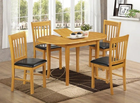 Shannon Oak Extending Dining Set - Healy Furniture & Carpets
