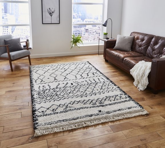 Boho 5402 Black/White - Healy Furniture & Carpets