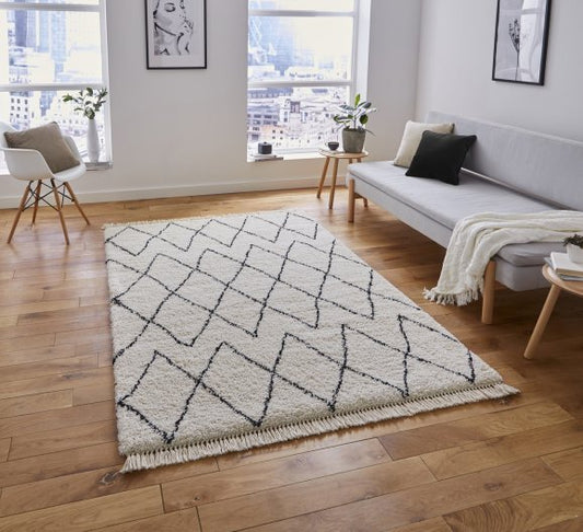 Boho 8280 White/Black - Healy Furniture & Carpets