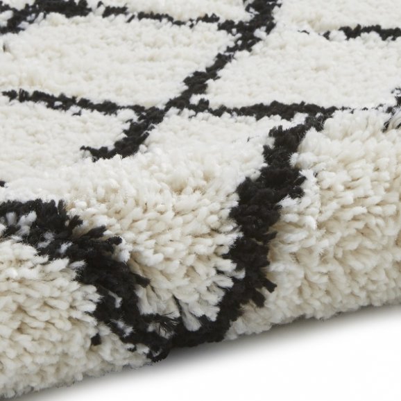 Boho 7043 White/Black - Healy Furniture & Carpets