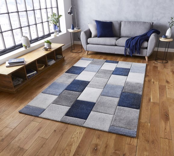 Brooklyn 21830 Grey/Blue - Healy Furniture & Carpets