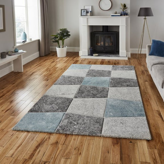 Brooklyn 22192 Grey/Blue - Healy Furniture & Carpets
