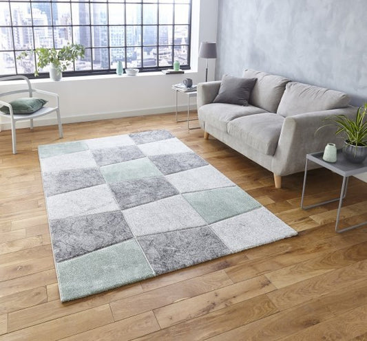 Brooklyn 22192 Grey/Green - Healy Furniture & Carpets