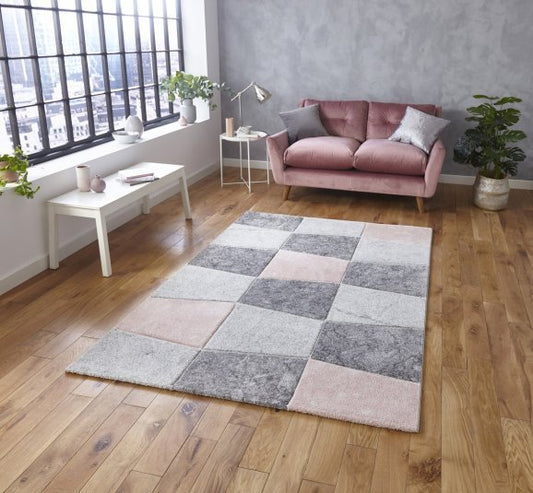 Brooklyn 22192 Grey/Rose - Healy Furniture & Carpets