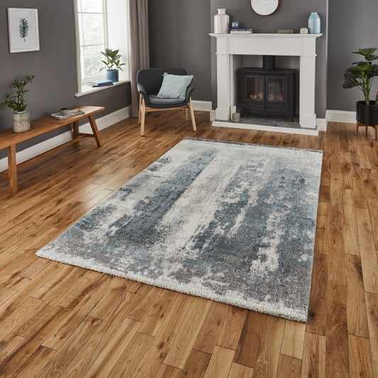 Brooklyn 8595 Ivory/Blue - Healy Furniture & Carpets