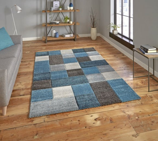 Brooklyn 646 Blue/Grey - Healy Furniture & Carpets