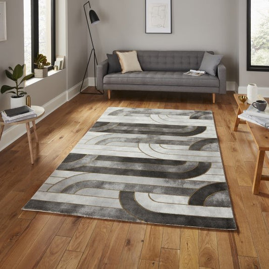 Craft 23430 Grey/Gold - Healy Furniture & Carpets