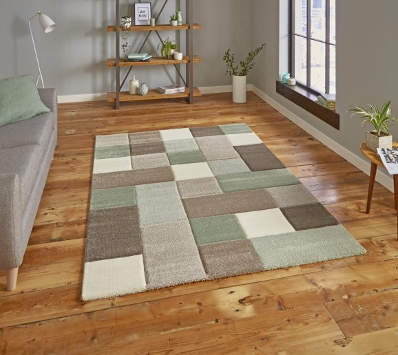 Brooklyn 646 Beige/Green - Healy Furniture & Carpets