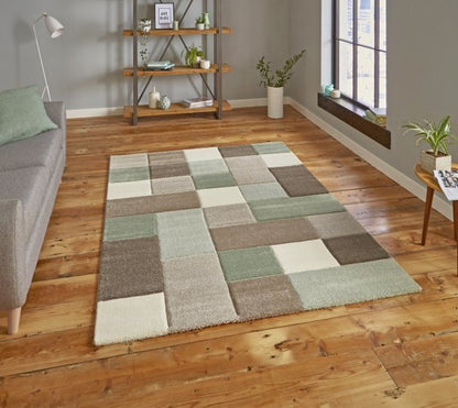Brooklyn 646 Beige/Green - Healy Furniture & Carpets