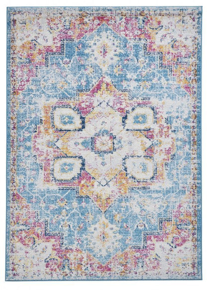 Boston G0532 Blue/Fuschia - Healy Furniture & Carpets