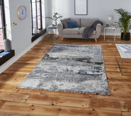 Craft 19788 Grey/Navy - Healy Furniture & Carpets