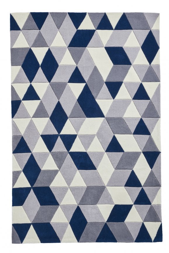 Hong Kong 3653 Grey/Navy - Healy Furniture & Carpets