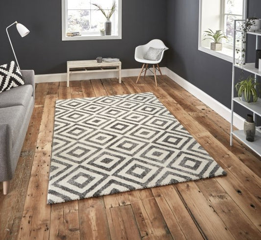 Elegant 4893 Grey/White - Healy Furniture & Carpets