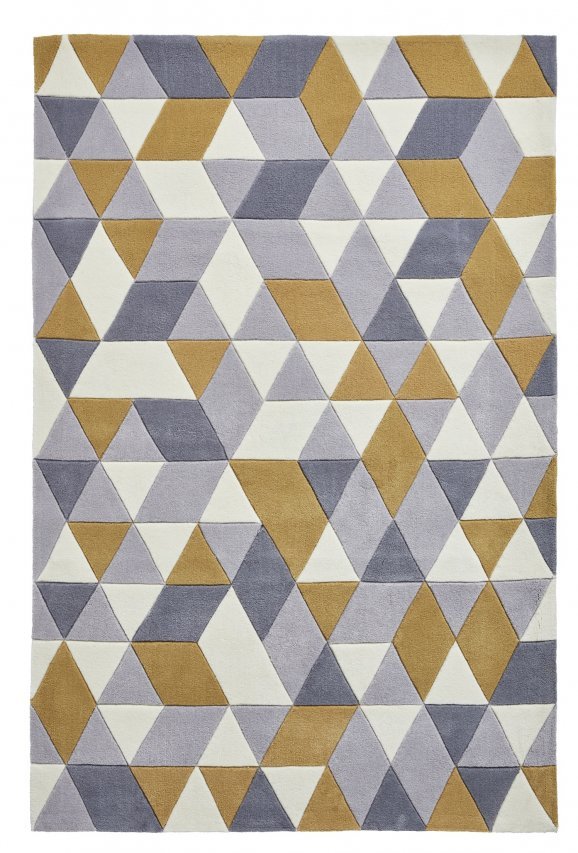 Hong Kong 3653 Grey/Yellow - Healy Furniture & Carpets