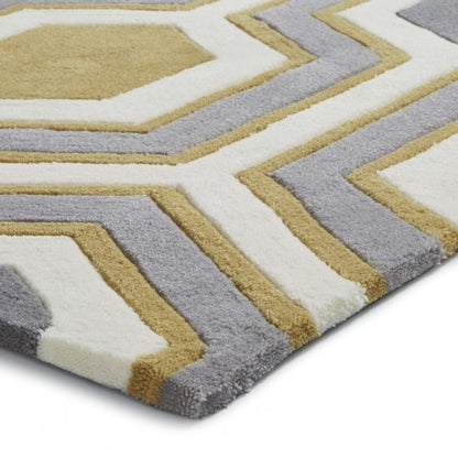 Hong Kong 3661 Grey/Yellow - Healy Furniture & Carpets