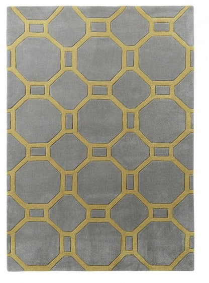 Hong Kong 4338 Grey/Yellow - Healy Furniture & Carpets