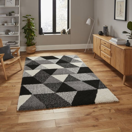 Royal Nomadic 7611 Black/White - Healy Furniture & Carpets