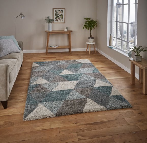 Royal Nomadic 7611 Grey/Teal - Healy Furniture & Carpets