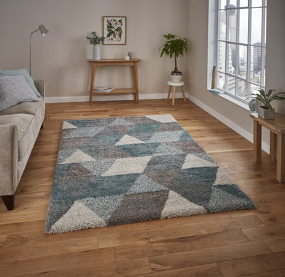 Royal Nomadic 7611 Grey/Teal - Healy Furniture & Carpets