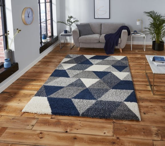 Royal Nomadic 7611 Grey/Navy - Healy Furniture & Carpets