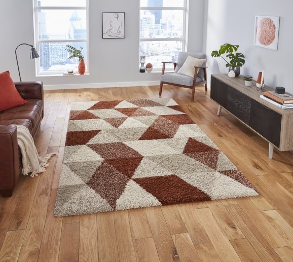 Royal Nomadic 7611 Beige/Rust - Healy Furniture & Carpets