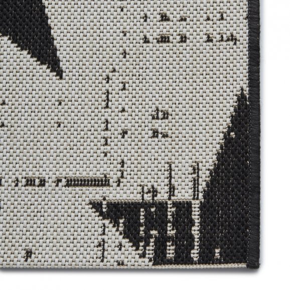 Santa Monica 48648 White/Black - Healy Furniture & Carpets