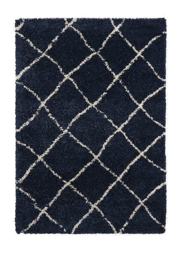 Scandi Berber G257 Navy/Cream - Healy Furniture & Carpets