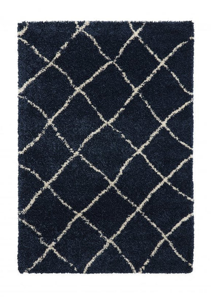 Scandi Berber G257 Navy/Cream - Healy Furniture & Carpets
