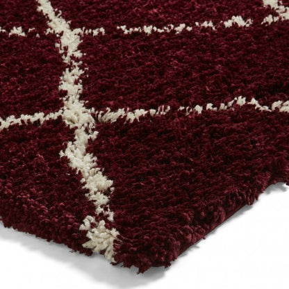 Scandi Berber G257 Red/Cream - Healy Furniture & Carpets