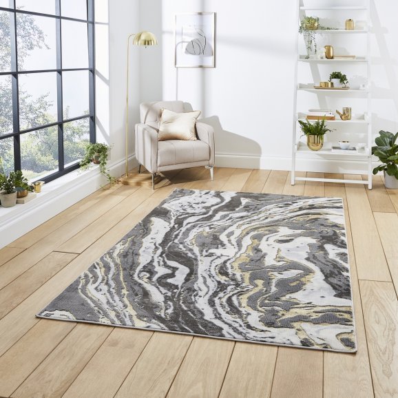 Apollo GR584 Grey/Gold - Healy Furniture & Carpets