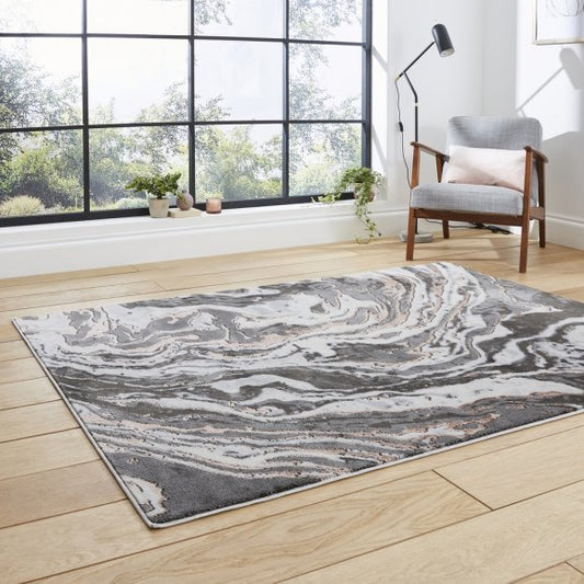 Apollo GR584 Grey/Rose - Healy Furniture & Carpets