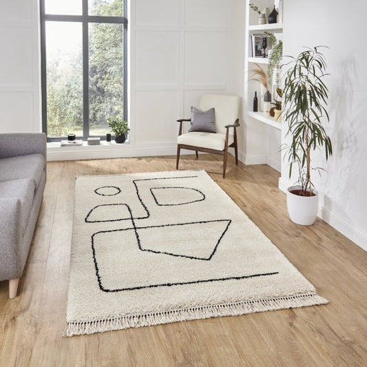 Boho A474 White/Black - Healy Furniture & Carpets