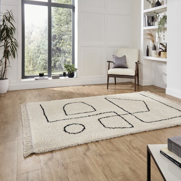 Boho A474 White/Black - Healy Furniture & Carpets