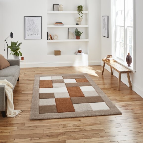 Brooklyn BRK04 Beige/Terra - Healy Furniture & Carpets